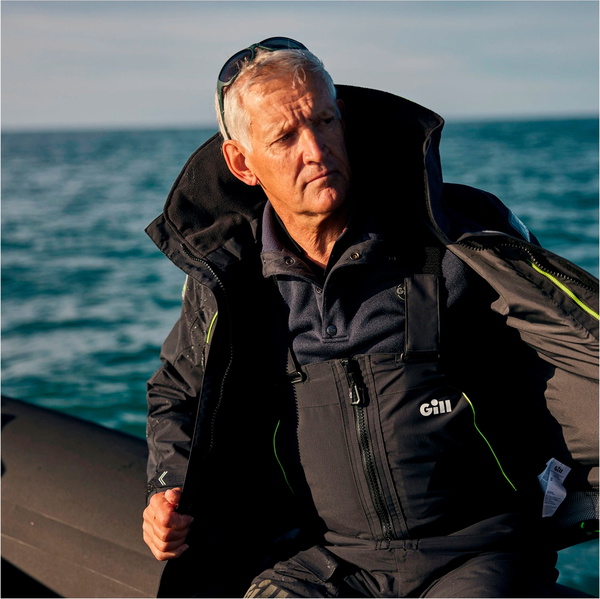 2026 Gill Mens OS2 Offshore Jacket & Trouser Sailing Suit GMOOJATCSB - Black